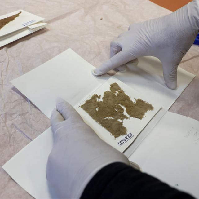 Israel discovers 1,300-year-old colored silk fabrics from China