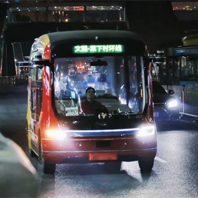 Autonomous minibus starts operating in Tianhe