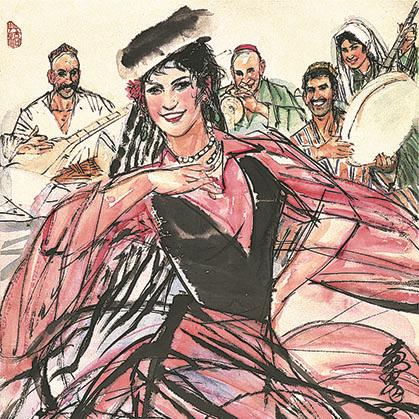 Guangzhou exhibit honors Huang Zhou's centennial